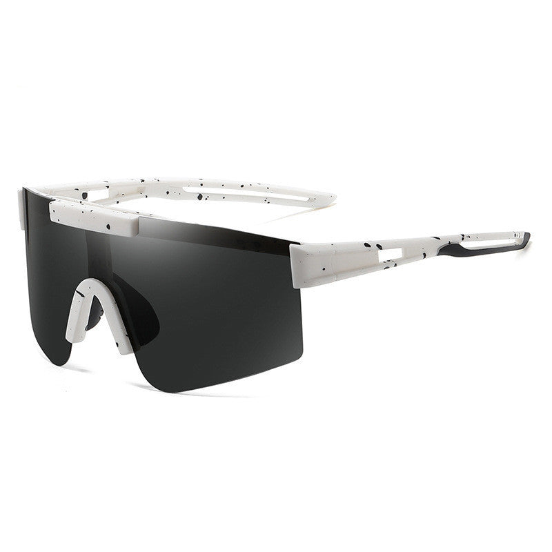 Trendy Large Frame Outdoor Cycling polarized Sunglasses