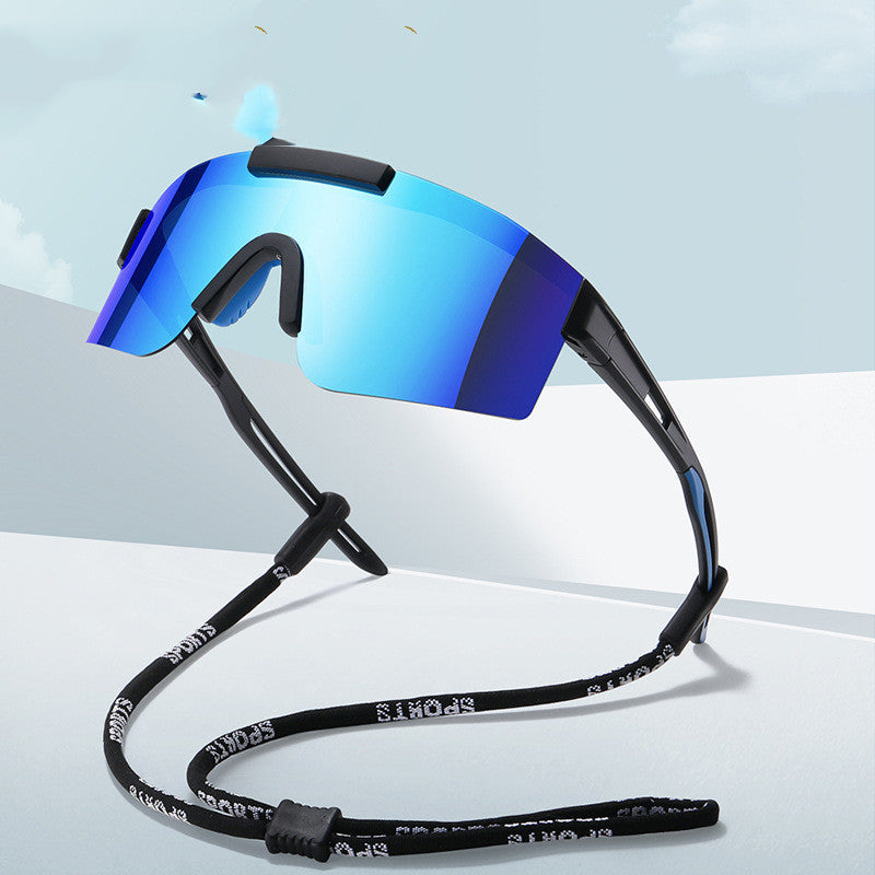 Trendy Large Frame Outdoor Cycling polarized Sunglasses