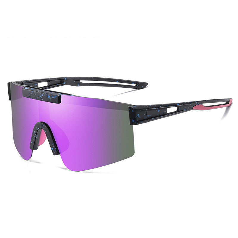 Trendy Large Frame Outdoor Cycling polarized Sunglasses