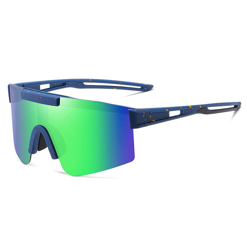 Trendy Large Frame Outdoor Cycling polarized Sunglasses